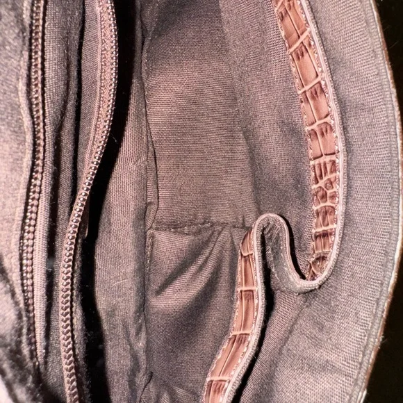 TOSCA BLU Brown Leather & Cowhide Shoulder Bag - Picture 6 of 10